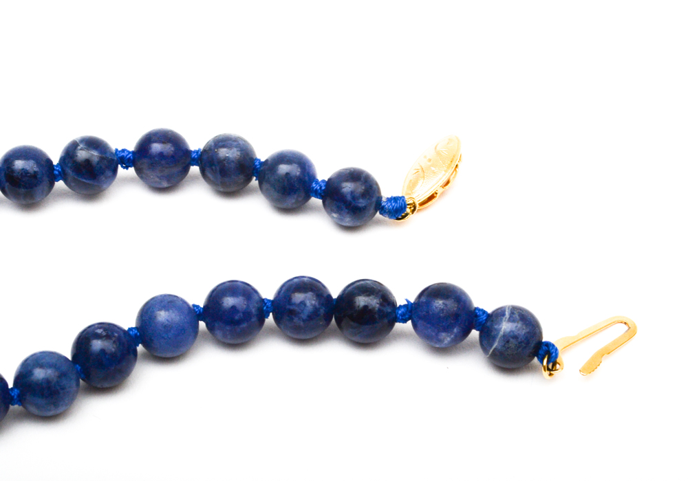 Group of Beaded Jewelry Including, Lapis, Cloisonne, Amethyst, Quartz, Nephrite, Pearls, and Garnet