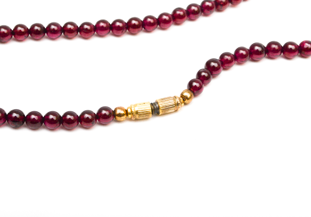 Group of Beaded Jewelry Including, Lapis, Cloisonne, Amethyst, Quartz, Nephrite, Pearls, and Garnet