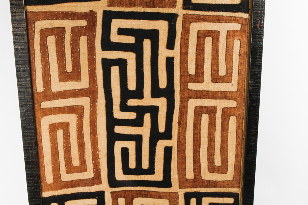 Framed Woven Tribal Tapestry