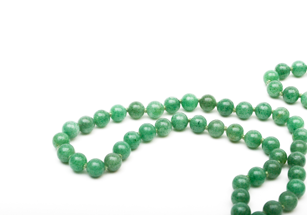 Group of Beaded Jewelry Including, Lapis, Cloisonne, Amethyst, Quartz, Nephrite, Pearls, and Garnet