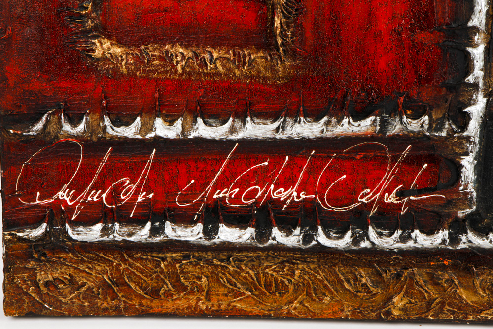 Impasto Oil Painting on Canvas