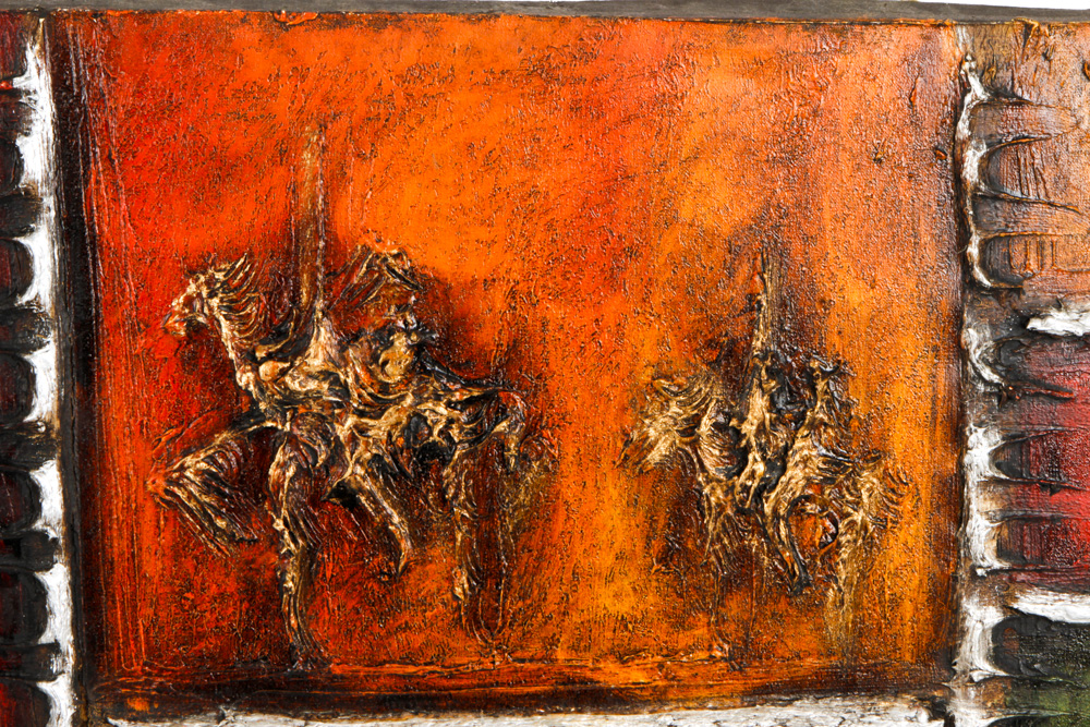 Impasto Oil Painting on Canvas