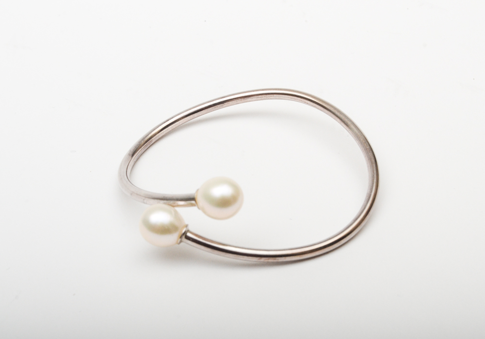 Collection of Silver Jewelry Including, Pearls, Pectolite, Blue Topaz and More