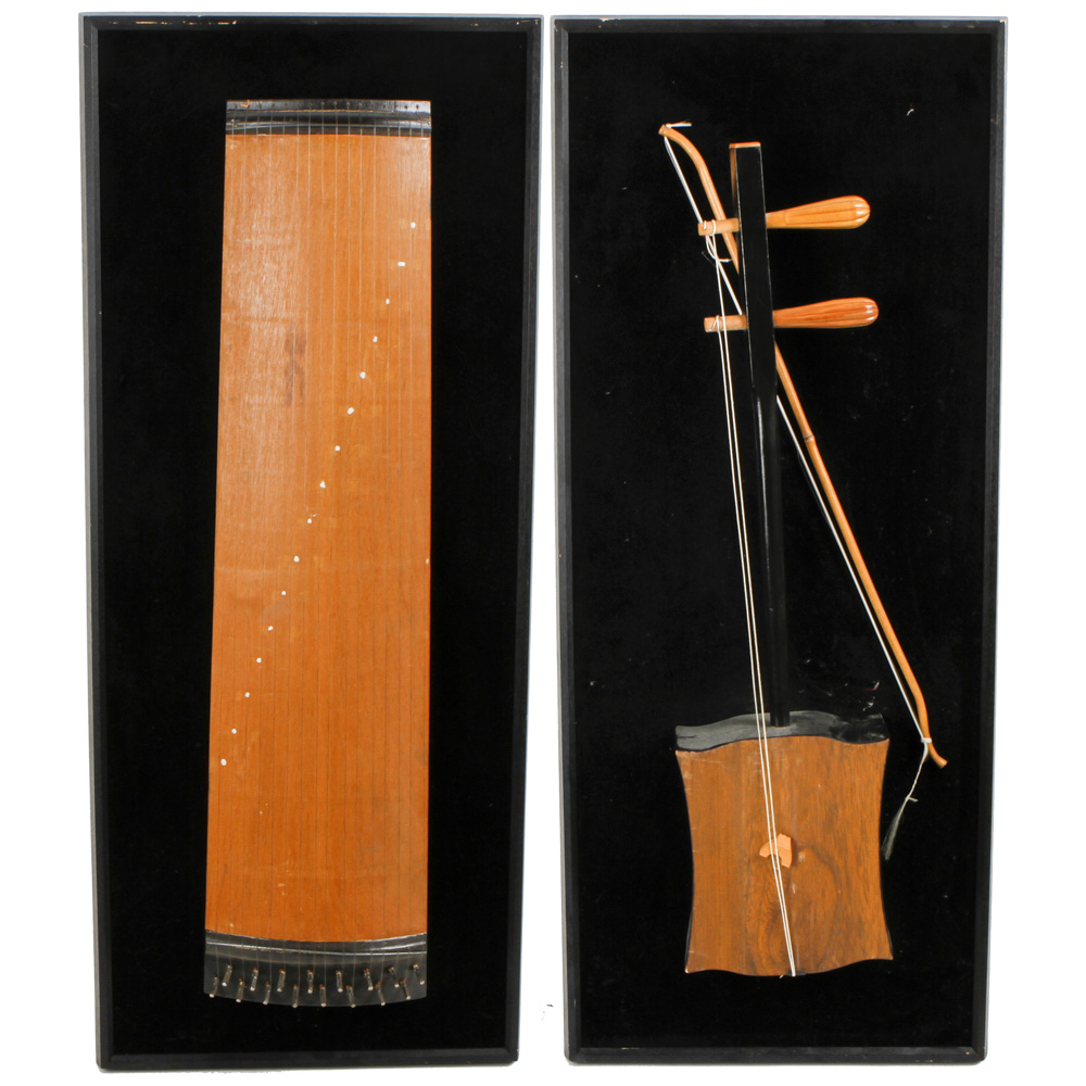 Framed Chinese Instruments