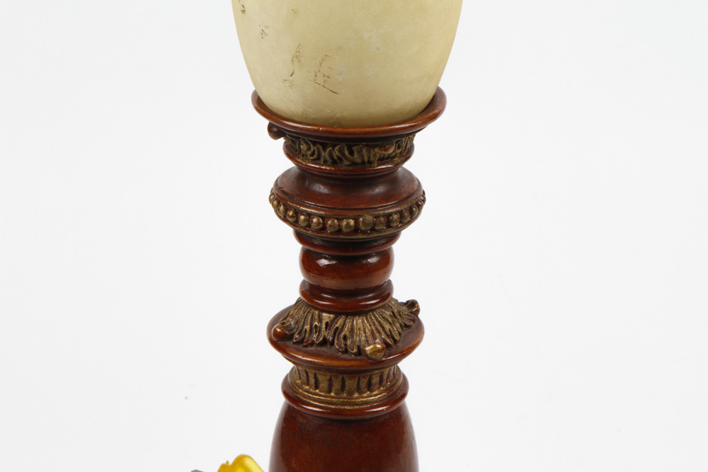 Torchiere Style Table Lamp