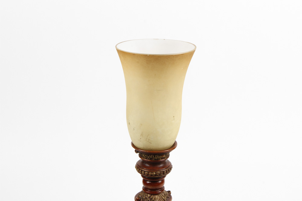 Torchiere Style Table Lamp