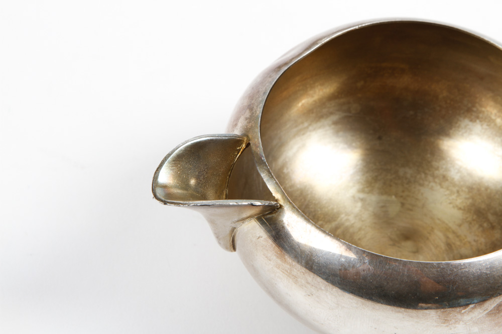 F. B. Rogers Silver on Copper Tea Service