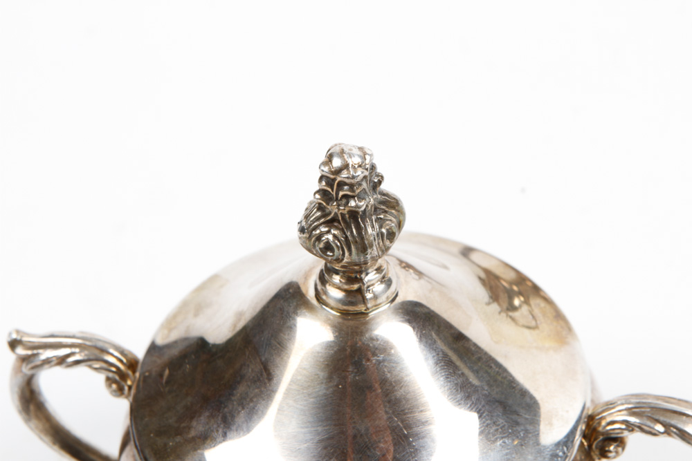 F. B. Rogers Silver on Copper Tea Service