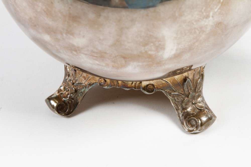 F. B. Rogers Silver on Copper Tea Service