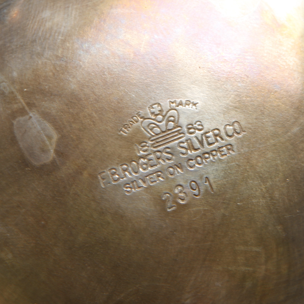 F. B. Rogers Silver on Copper Tea Service