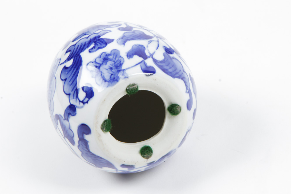 Collection of Blue and White Chinese Pottery Pieces