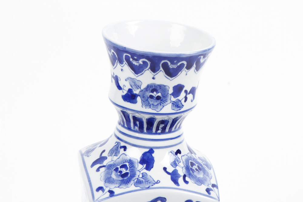 Collection of Blue and White Chinese Pottery Pieces