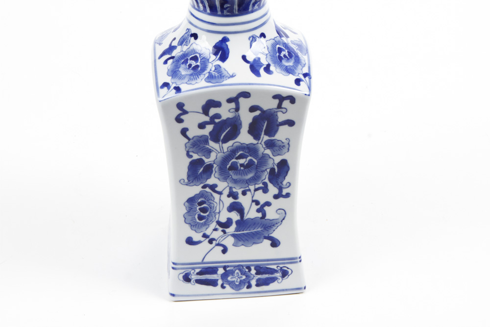 Collection of Blue and White Chinese Pottery Pieces