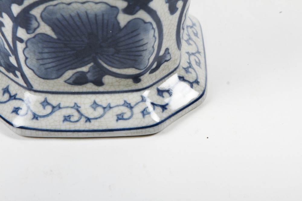 Pair of Blue and White Chinese Vases