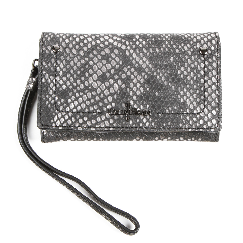 Cole Haan Faux Snakeskin Wallet