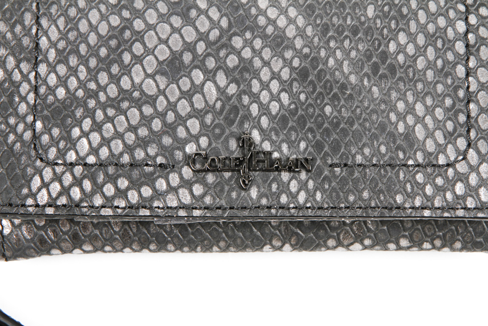 Cole Haan Faux Snakeskin Wallet