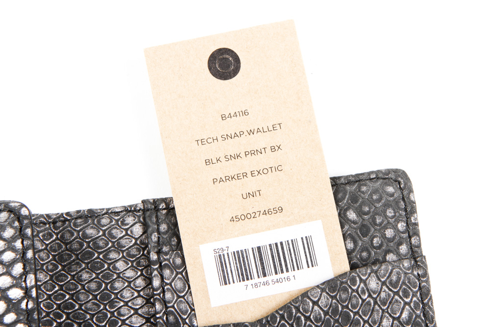 Cole Haan Faux Snakeskin Wallet