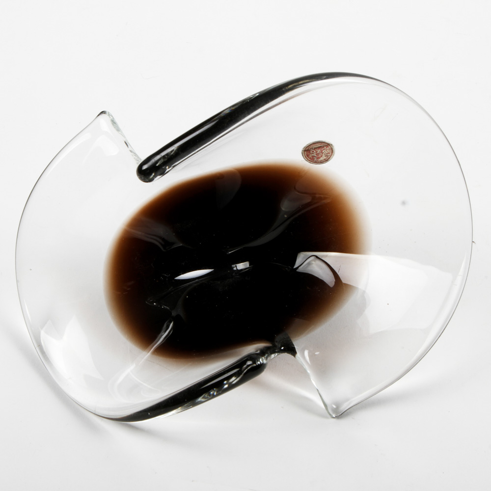 Italian Murano-Style Blown Glass Sculptural Vessel