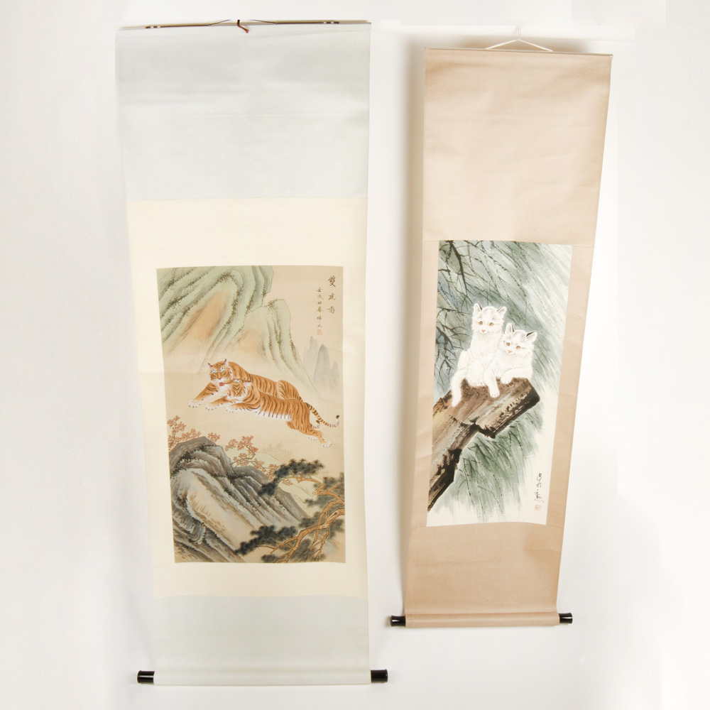 Pair of Chinese Scrolls