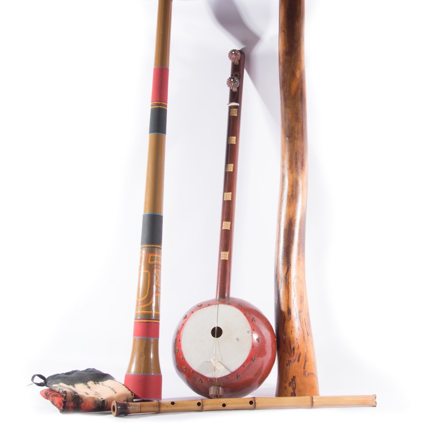 Didgeridoos, Flute and Indian Iktara