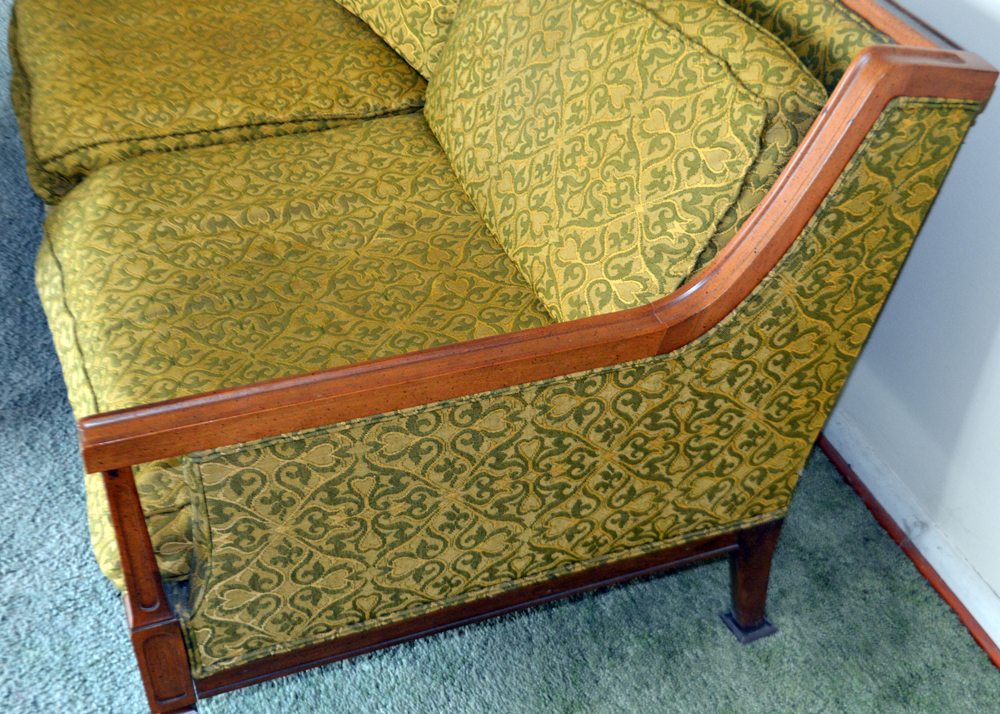 Mid-Century Sofa by Broyhill and Coffee Table by Mersman