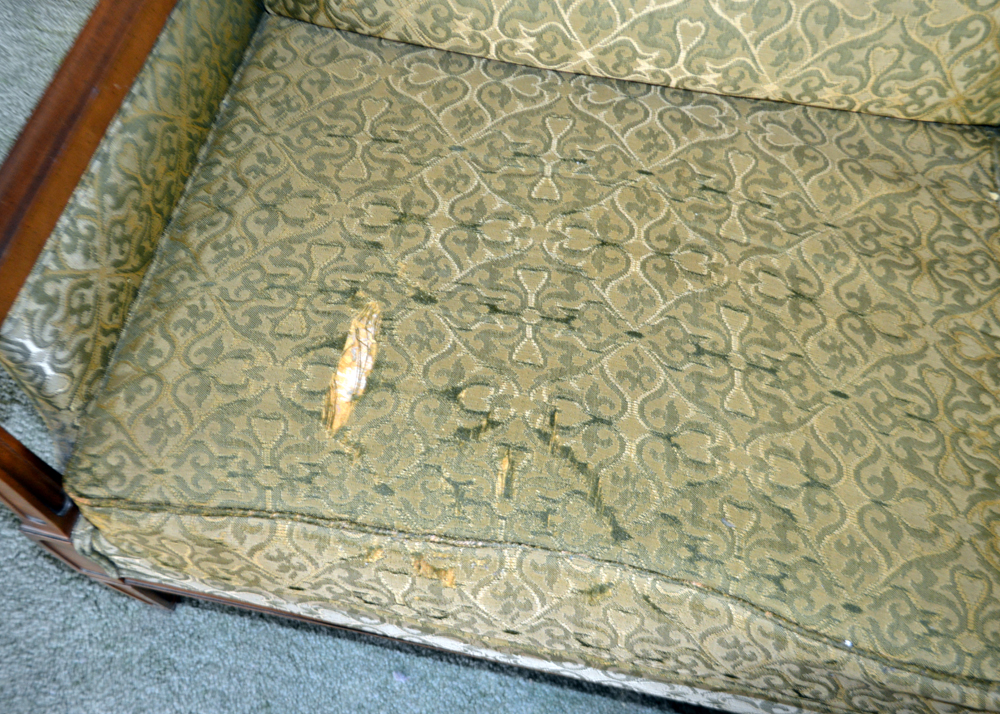 Mid-Century Sofa by Broyhill and Coffee Table by Mersman