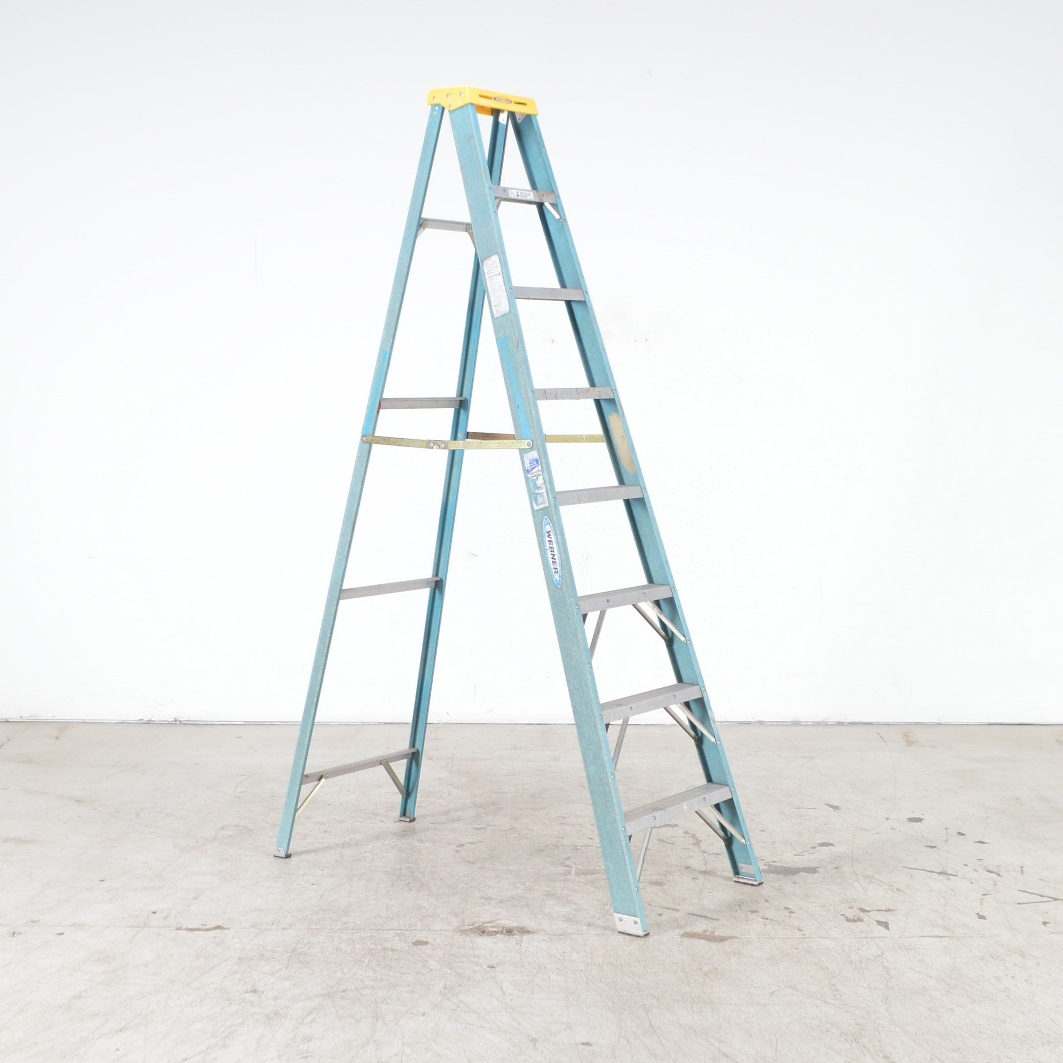 Werner 8-Foot Fiberglass Folding Ladder