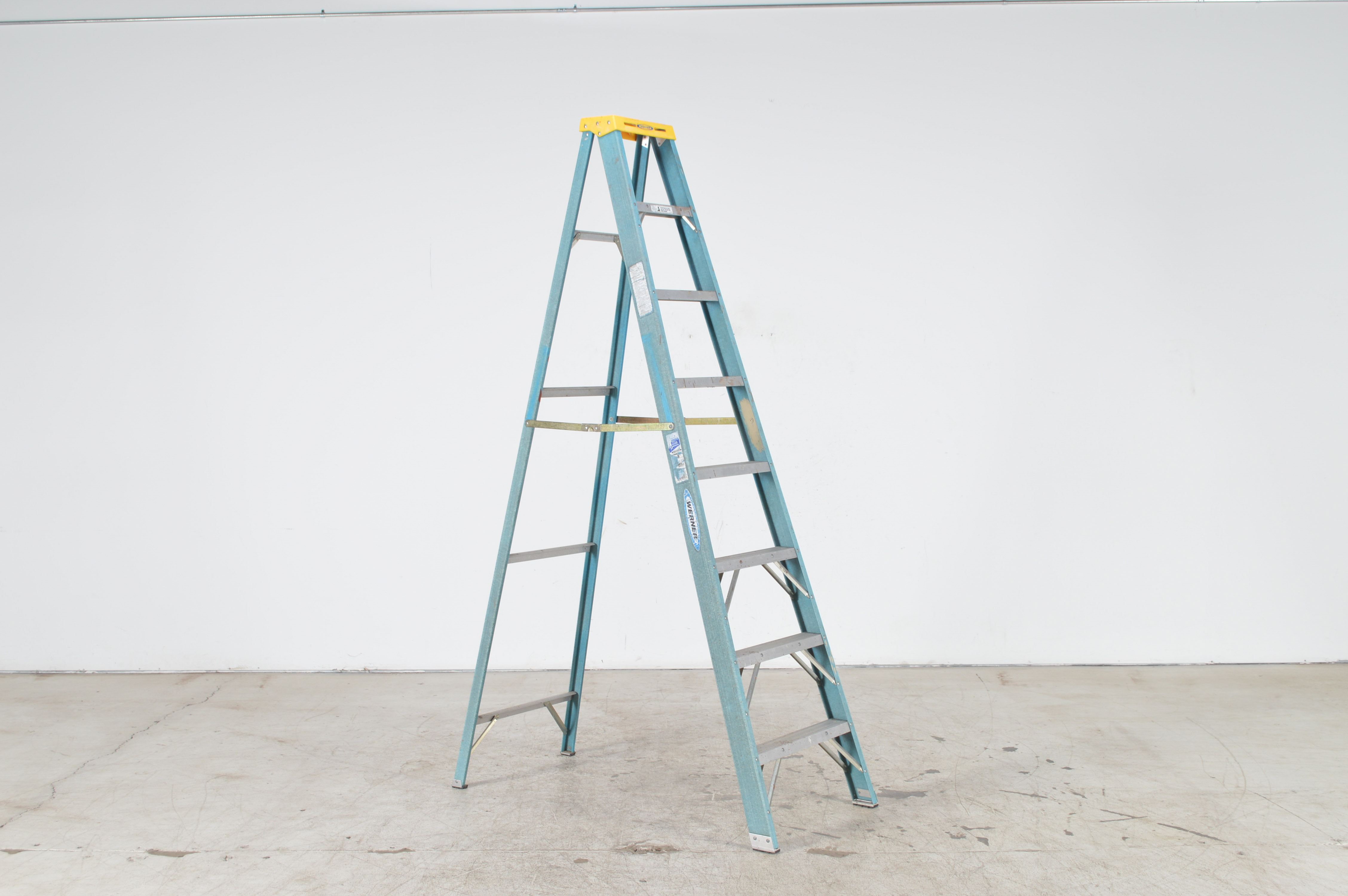 Werner 8-Foot Fiberglass Folding Ladder