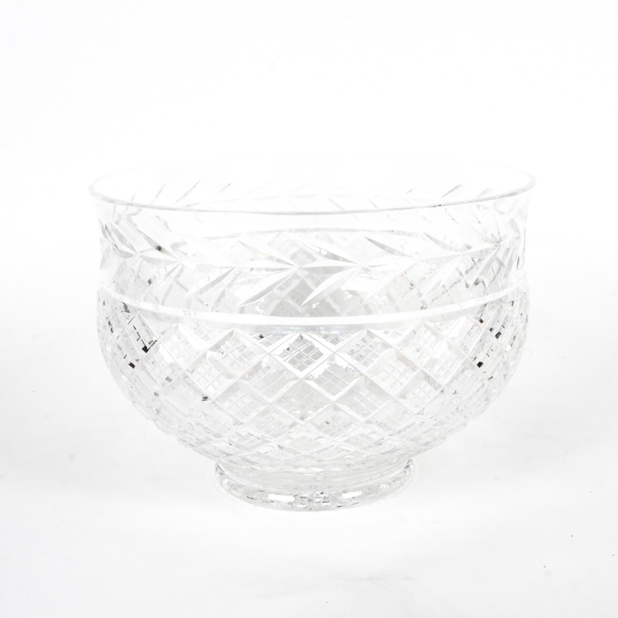 Waterford "Glandore" Crystal Punch Bowl