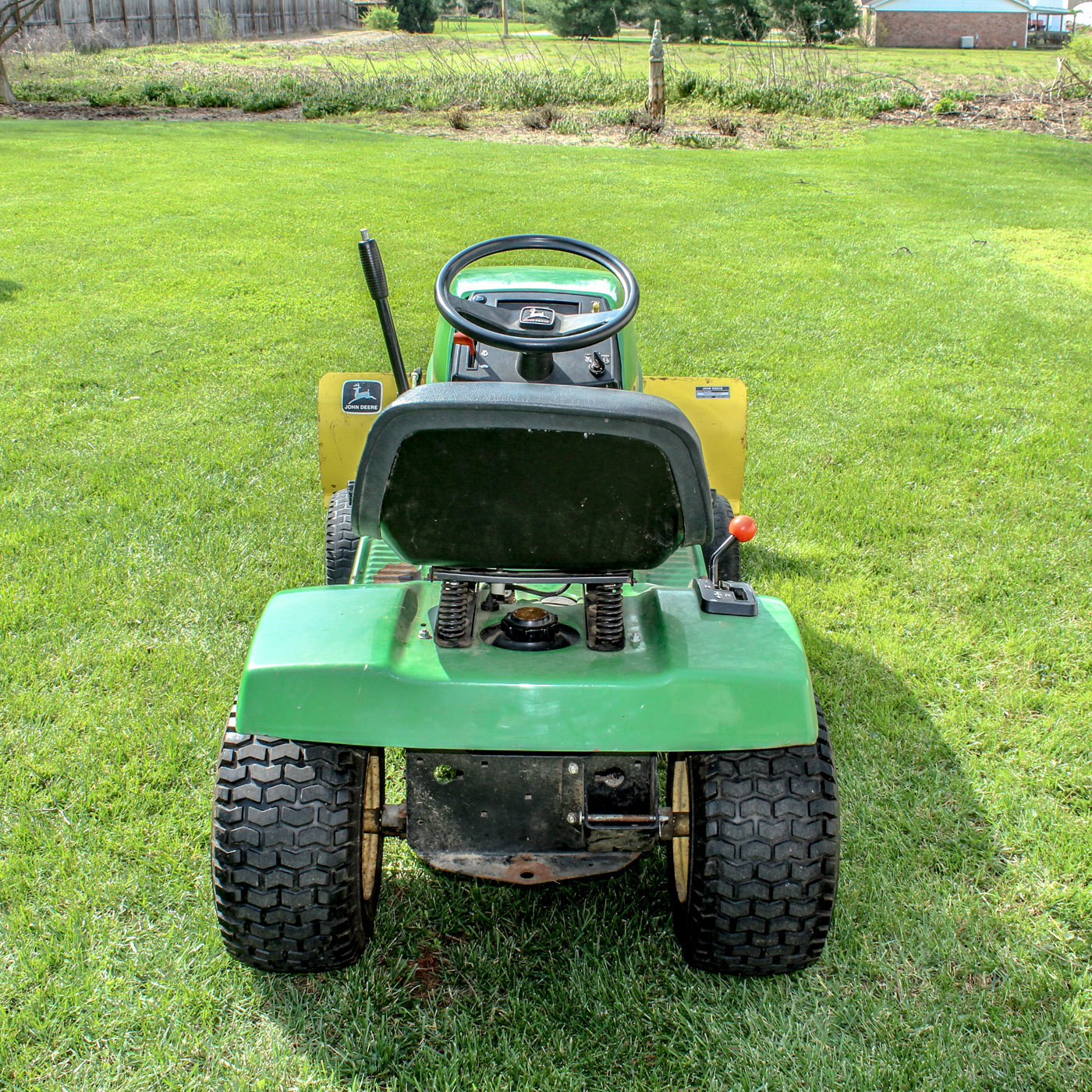 John Deere 170 Riding Mower with Snow Plow