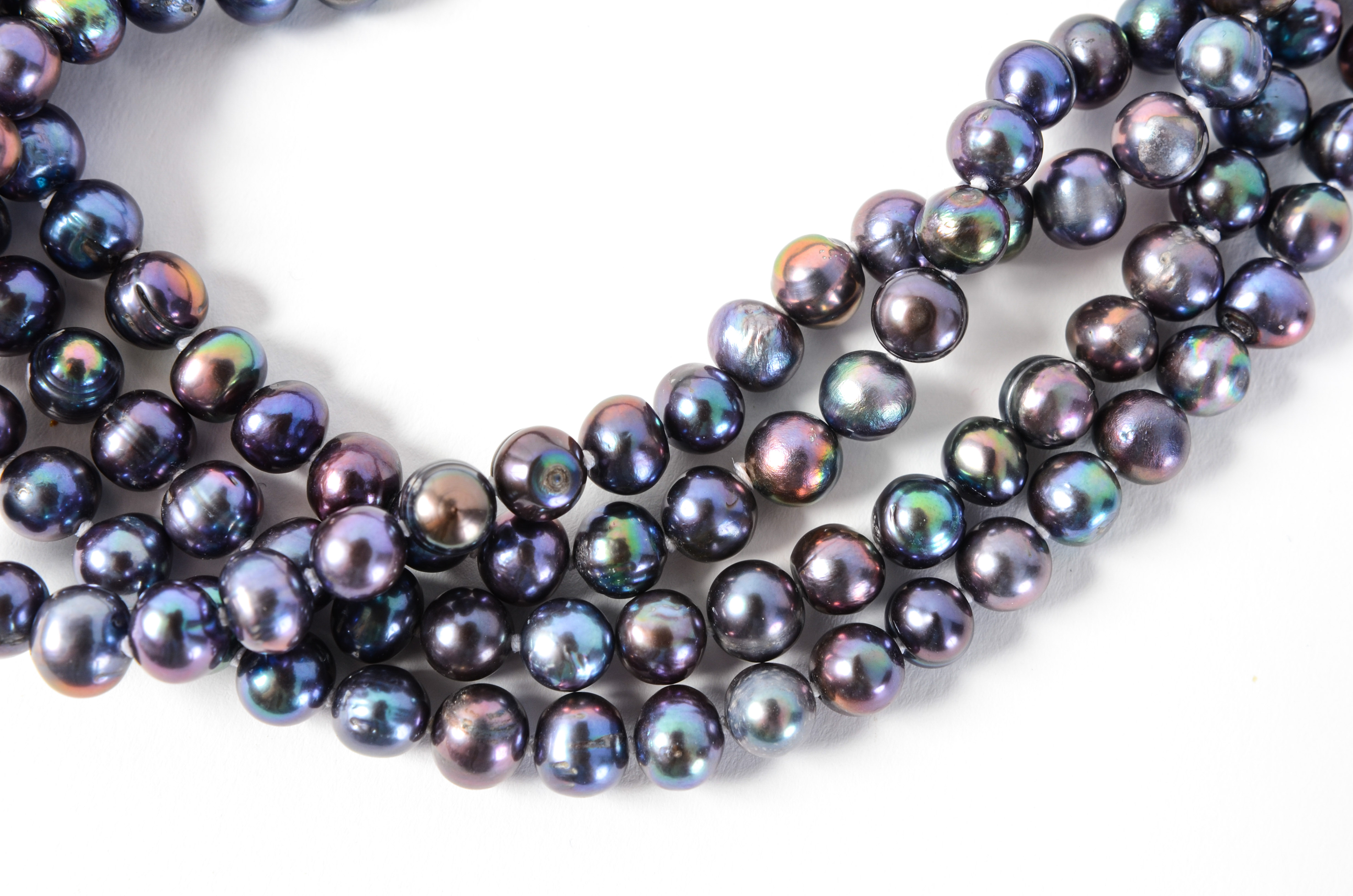 Rainbow Pearl Necklace