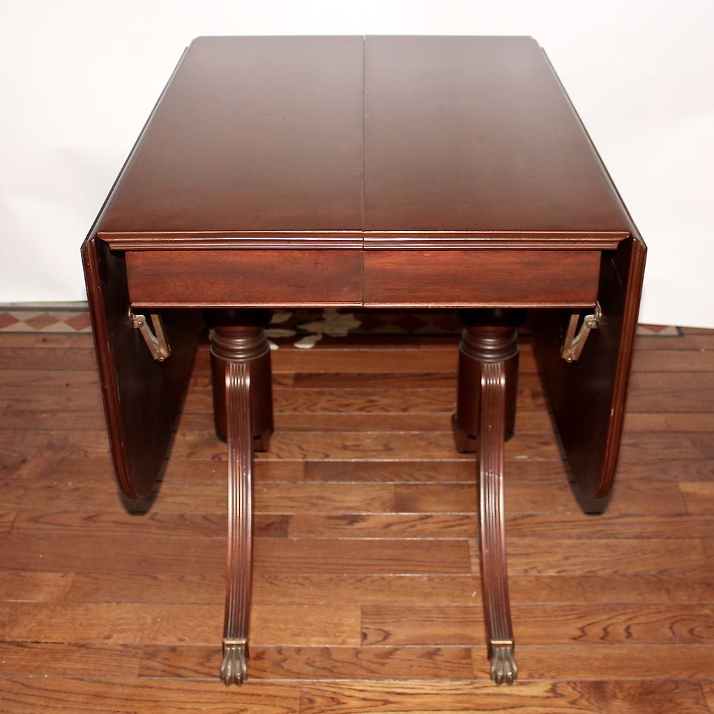 Antique 1940 Duncan Phyfe Dining Room Set 1940's Kitchen Table And