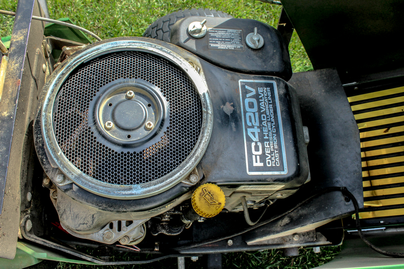 John Deere 170 Riding Mower with Snow Plow