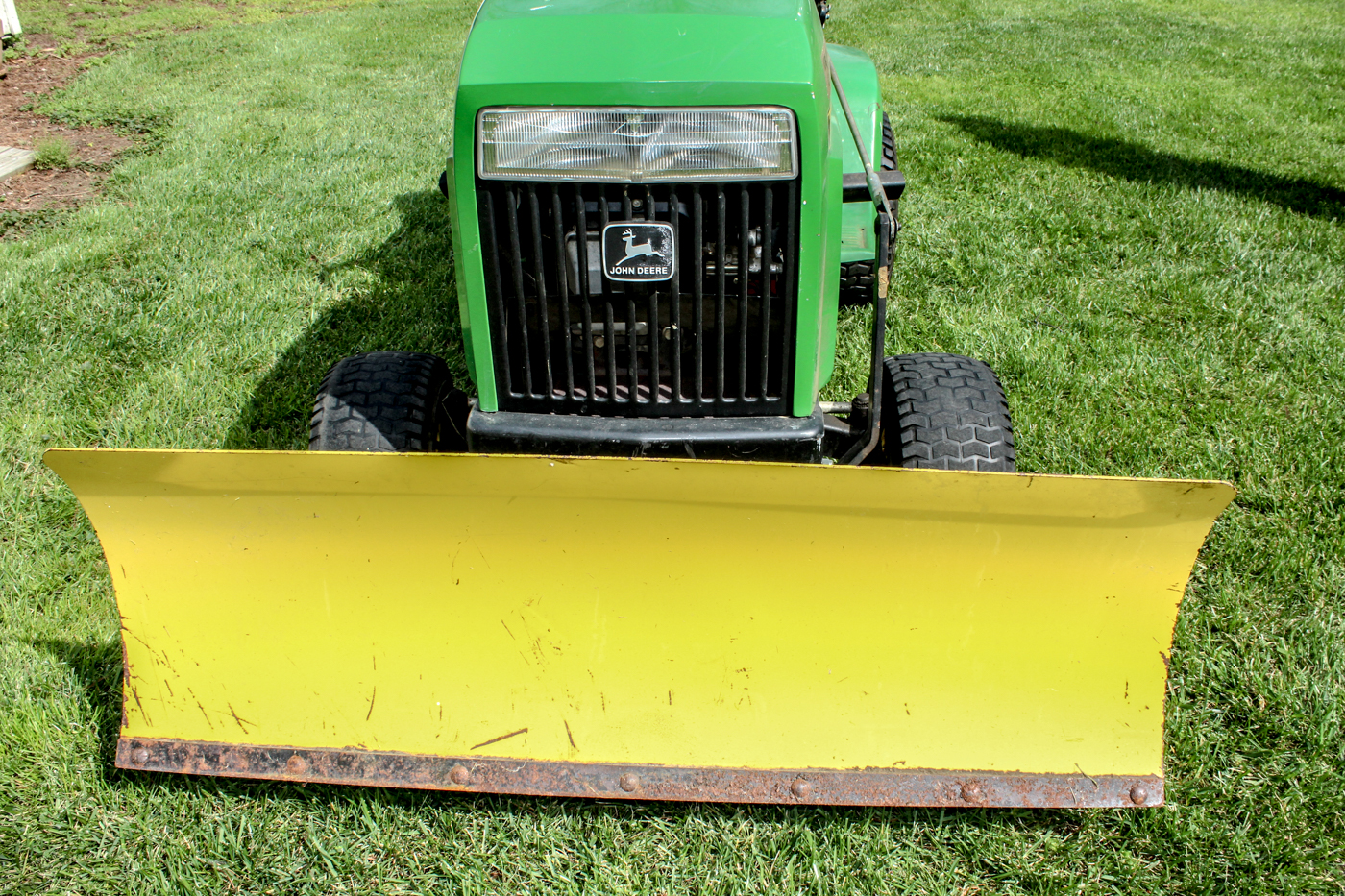 John Deere 170 Riding Mower with Snow Plow