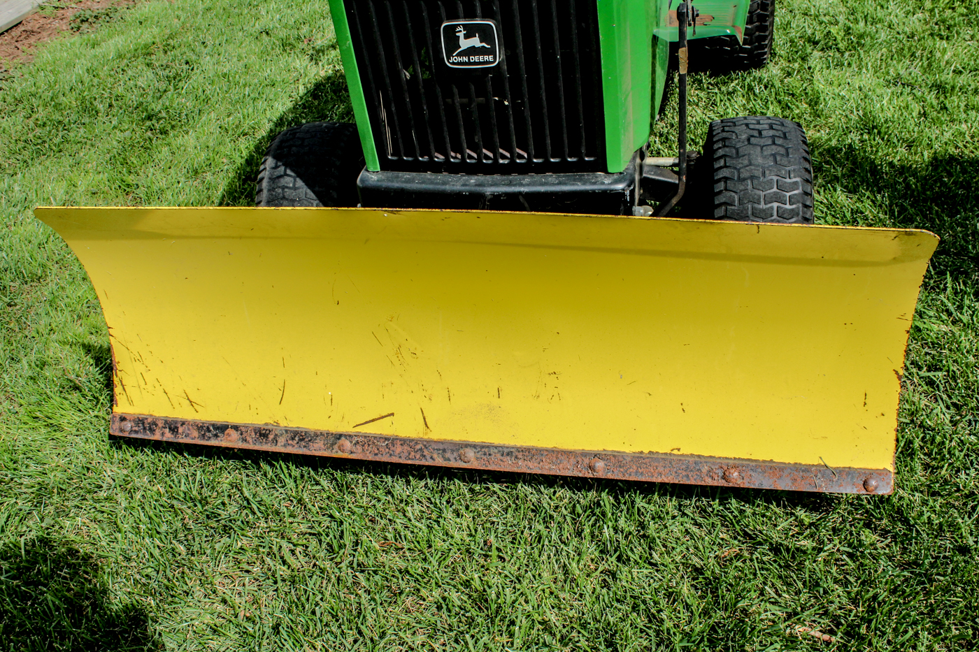 John Deere 170 Riding Mower with Snow Plow