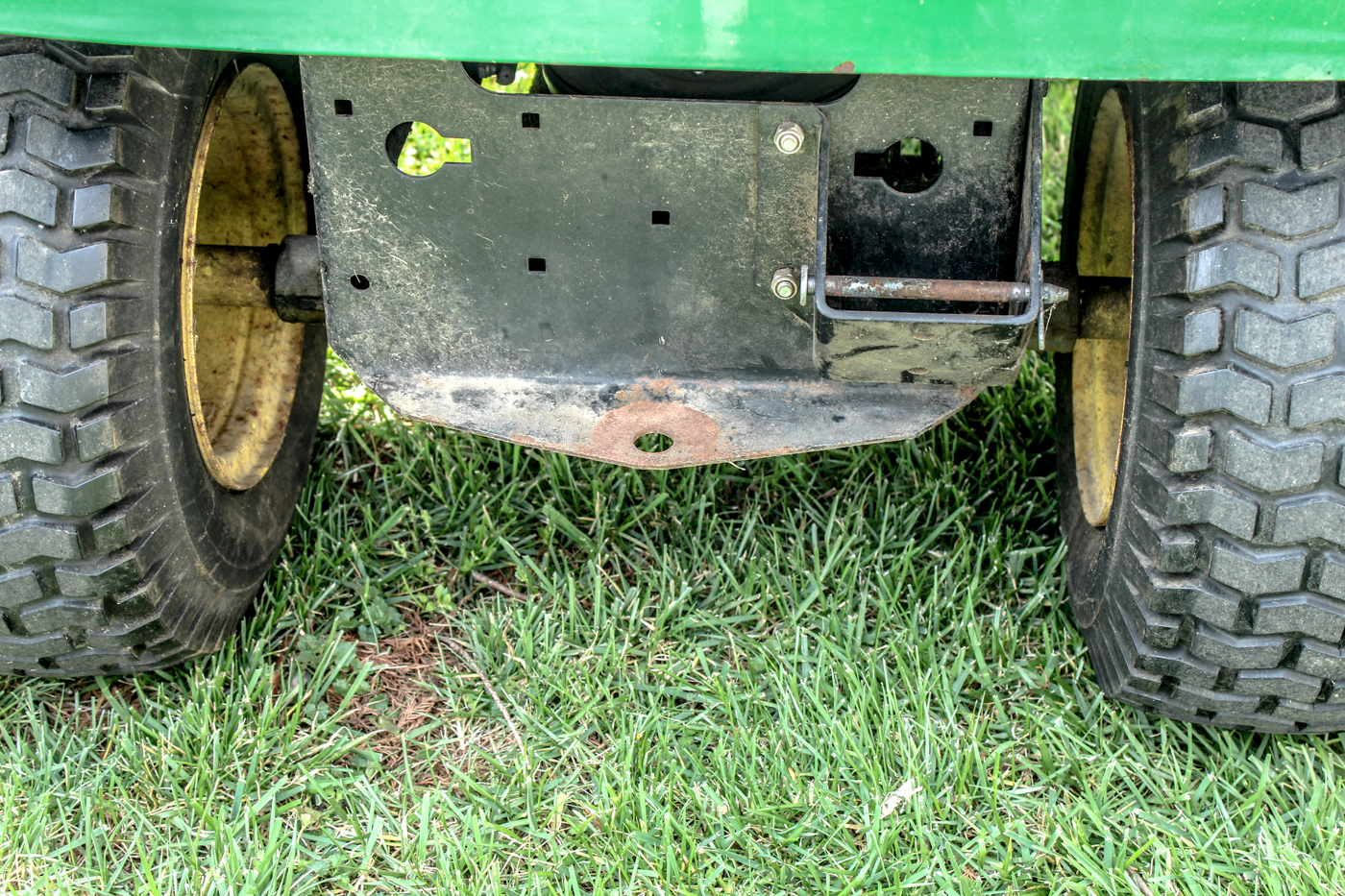 John Deere 170 Riding Mower with Snow Plow