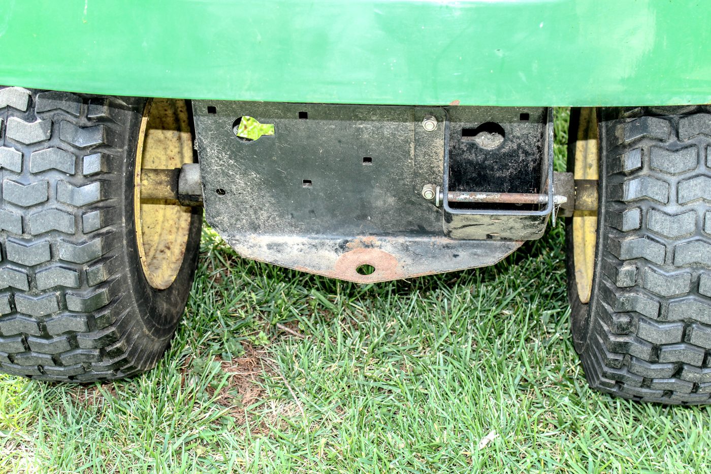 John Deere 170 Riding Mower with Snow Plow