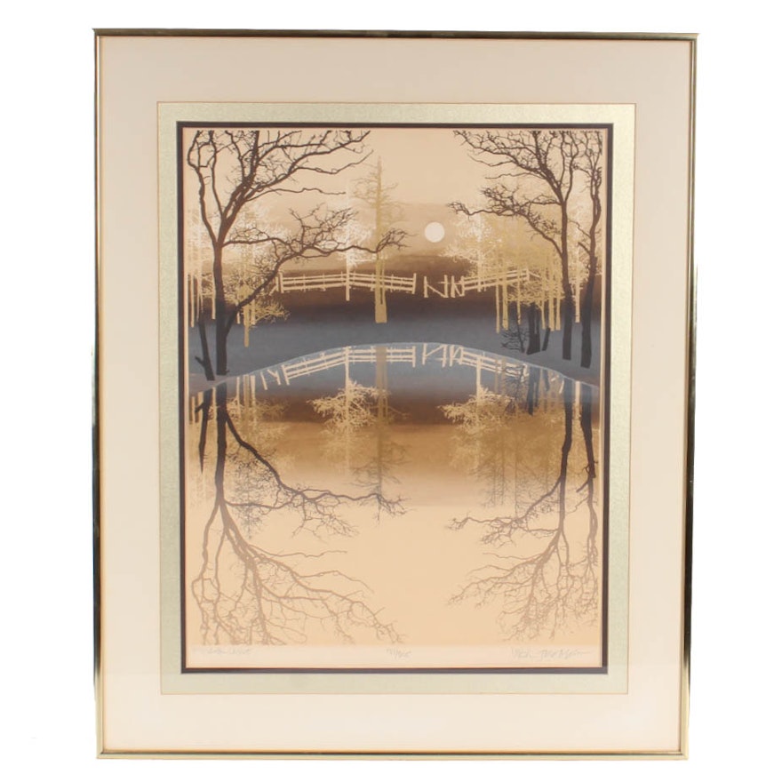 Virgil Thrasher Limited Edition Serigraph "Mirror Lake"