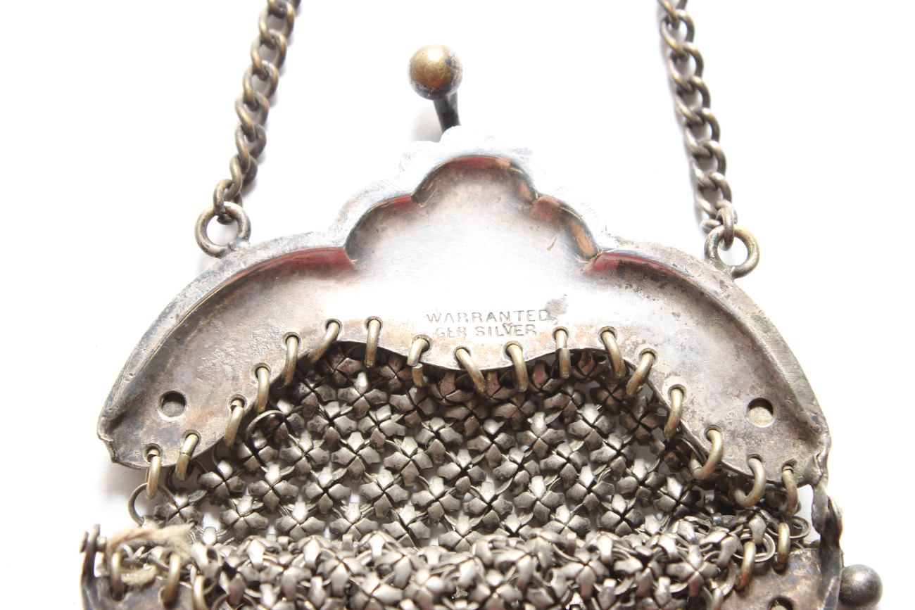 Early 20th Century German Silver Coin Purse