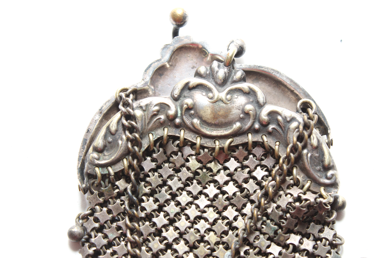 Early 20th Century German Silver Coin Purse