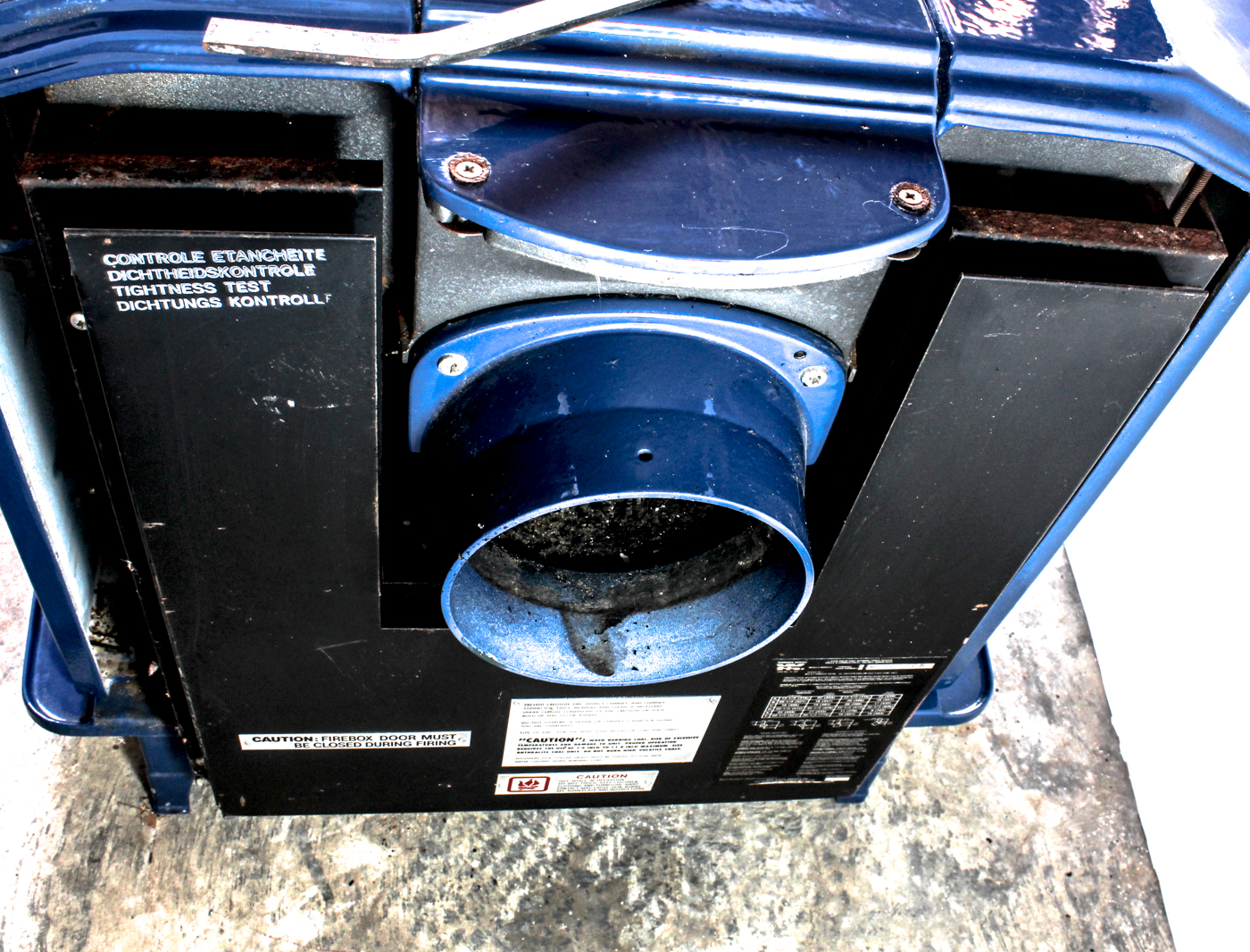 Efel "Symphony" Cast Iron and Enamel Wood Burning Stove