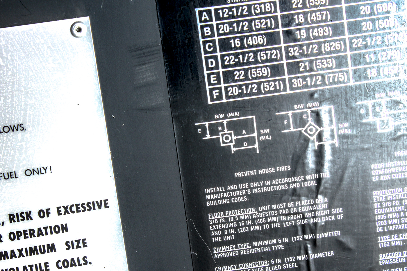 Efel "Symphony" Cast Iron and Enamel Wood Burning Stove