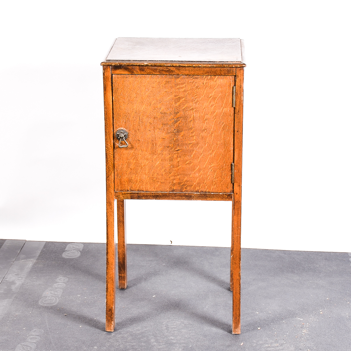 Antique Tiger Oak Side Table