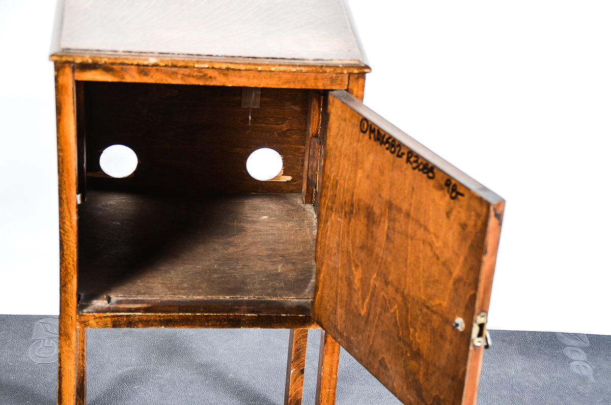 Antique Tiger Oak Side Table