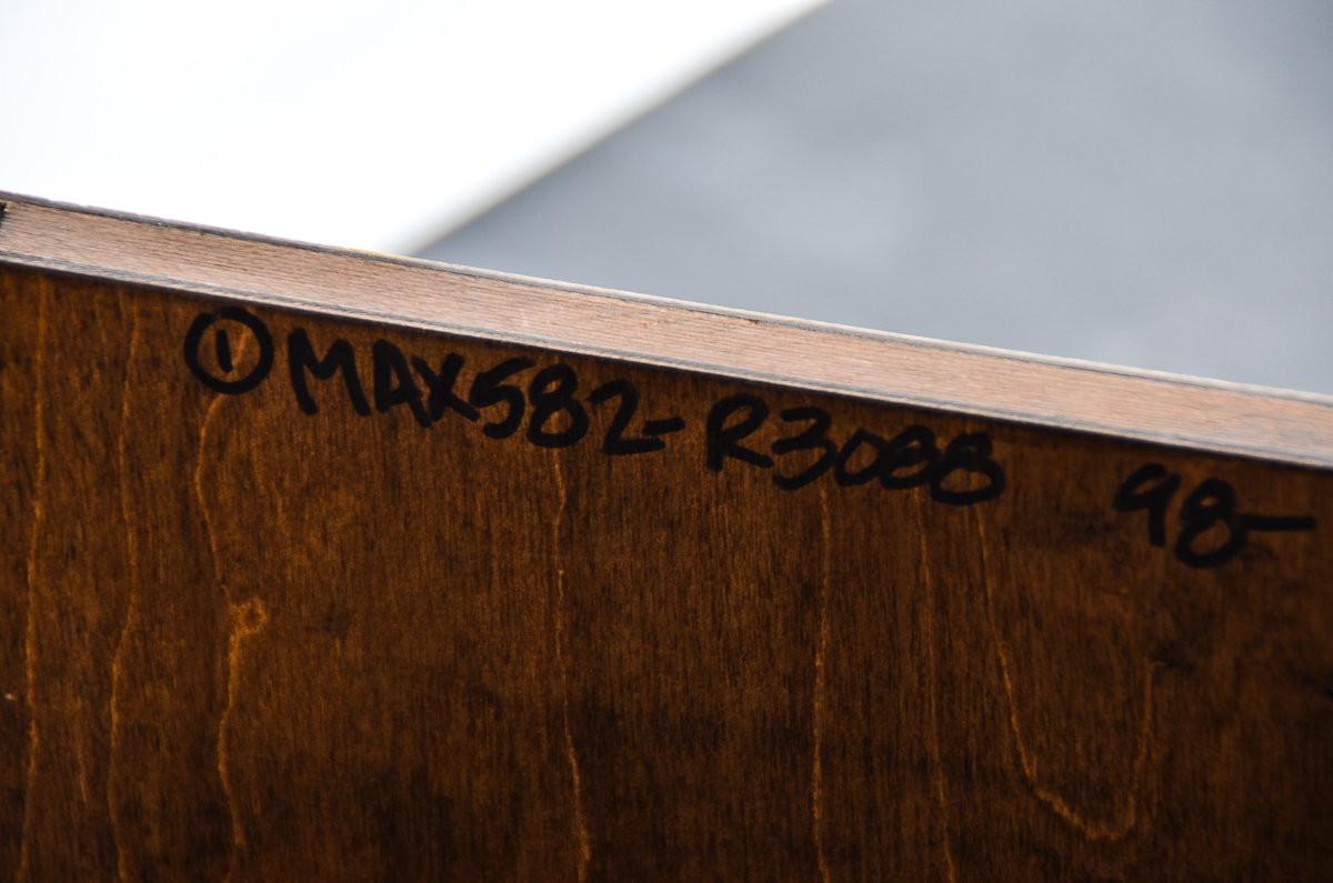 Antique Tiger Oak Side Table