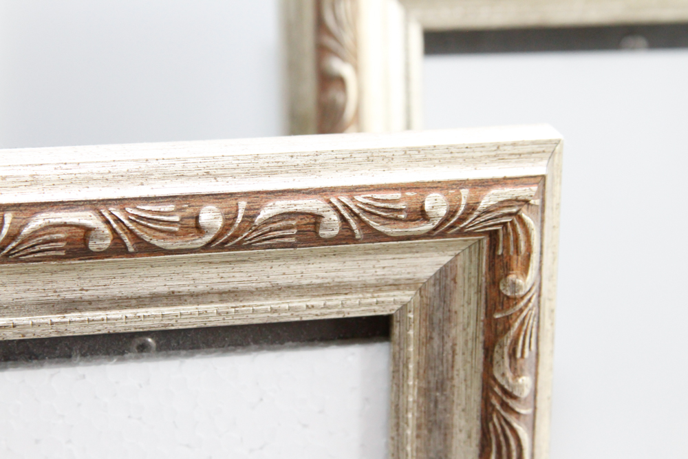 Metal and Wooden Candlesticks, Frames and Console Bowl Decor