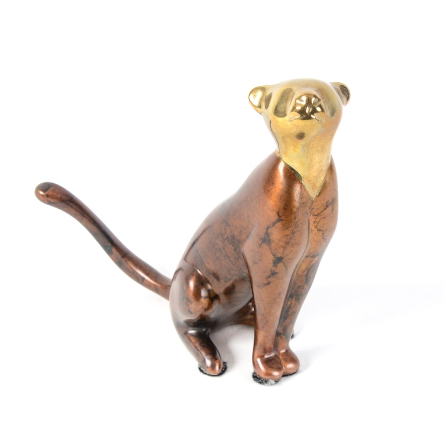 Loet Vanderveen Limited Edition Bronze Feline