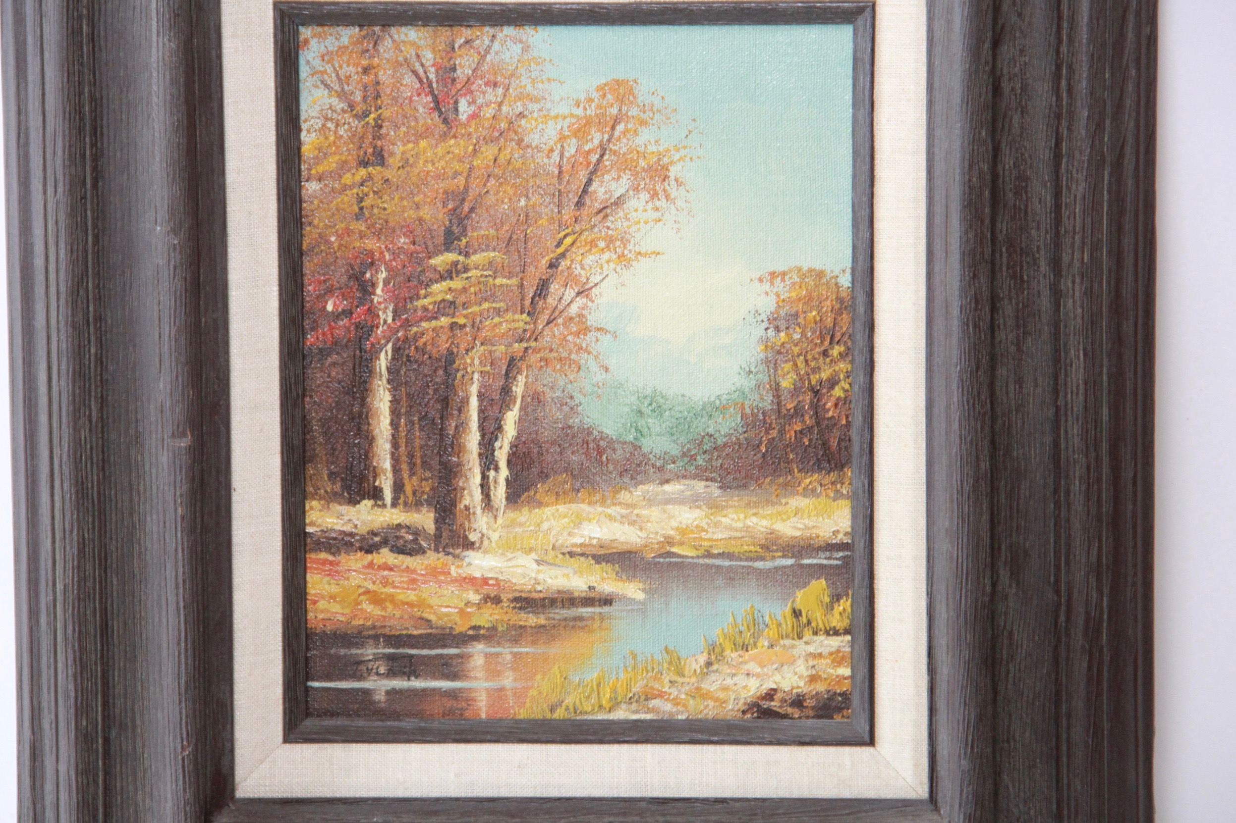 Acrylic on Paper and Offset Lithographs of Country Landscapes