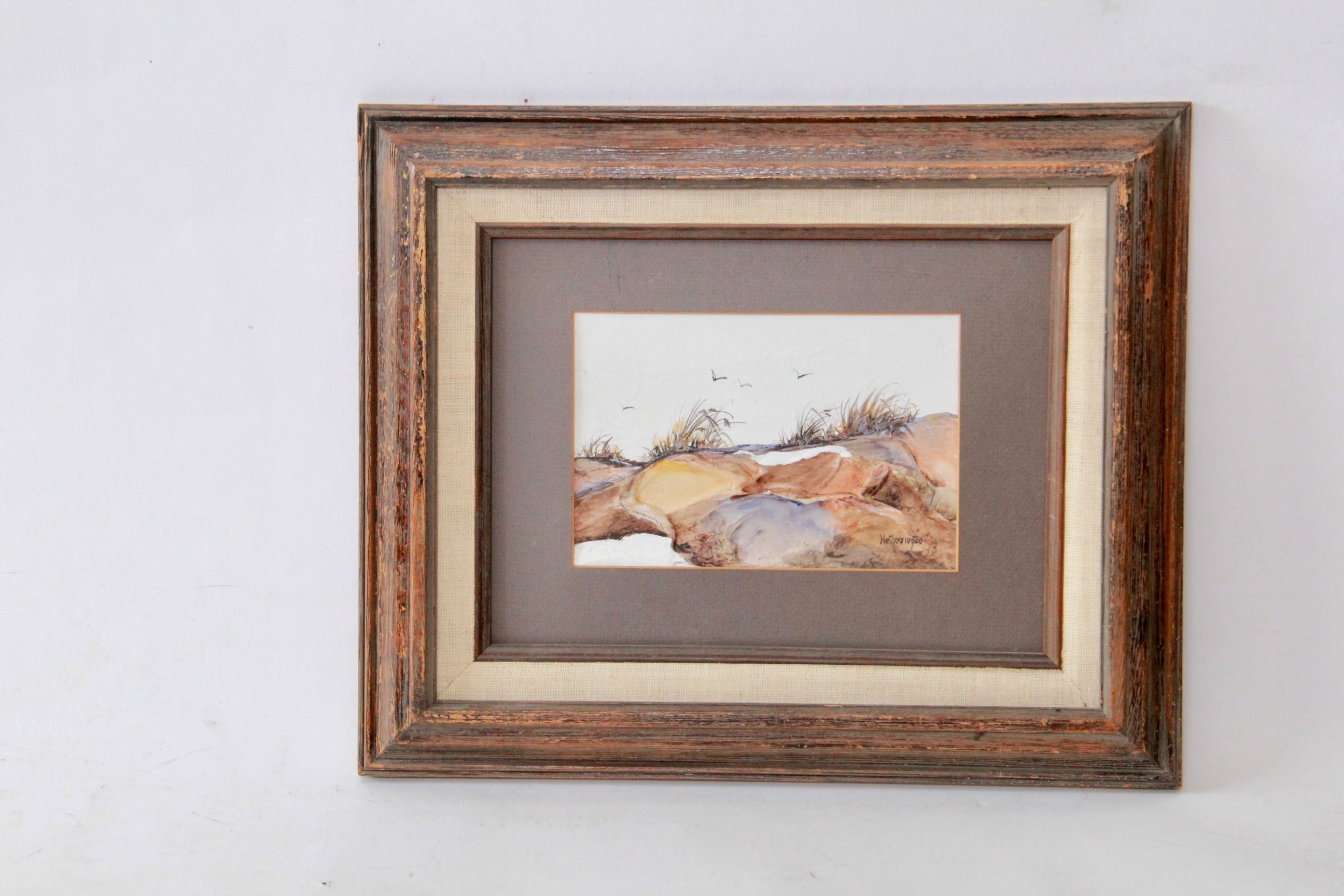 Acrylic on Paper and Offset Lithographs of Country Landscapes