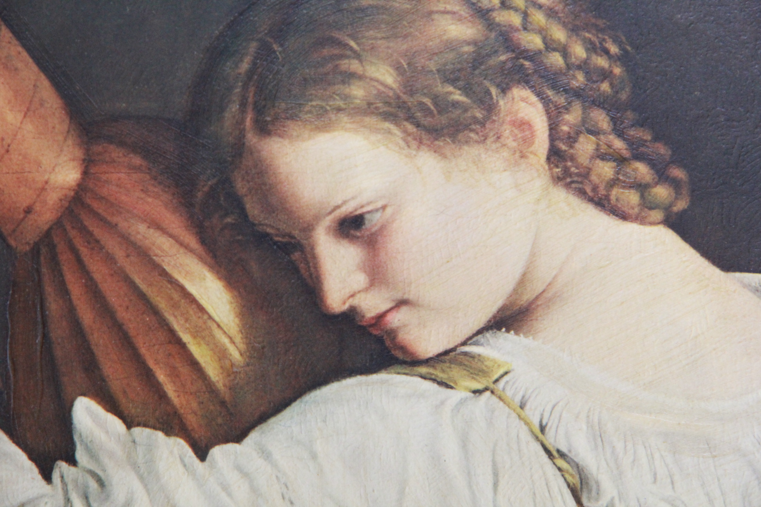 After Orazio Gentileschi Giclée on Board "The Lute Player"